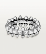 Clash de Cartier Silver Steel Ring